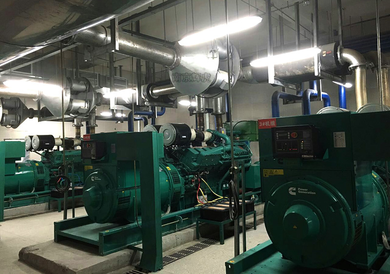 溫州某百貨大樓發(fā)電機(jī)組尾氣治理 